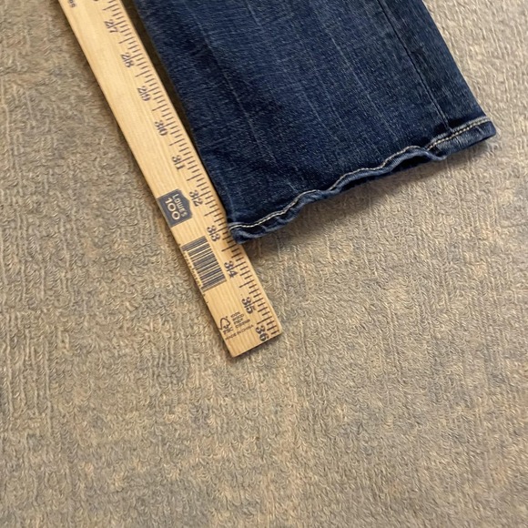 BKE Aiden Jeans Mens 27x34 Blue Dark Wash Straight Stretch Denim Pants Casual - Picture 7 of 14